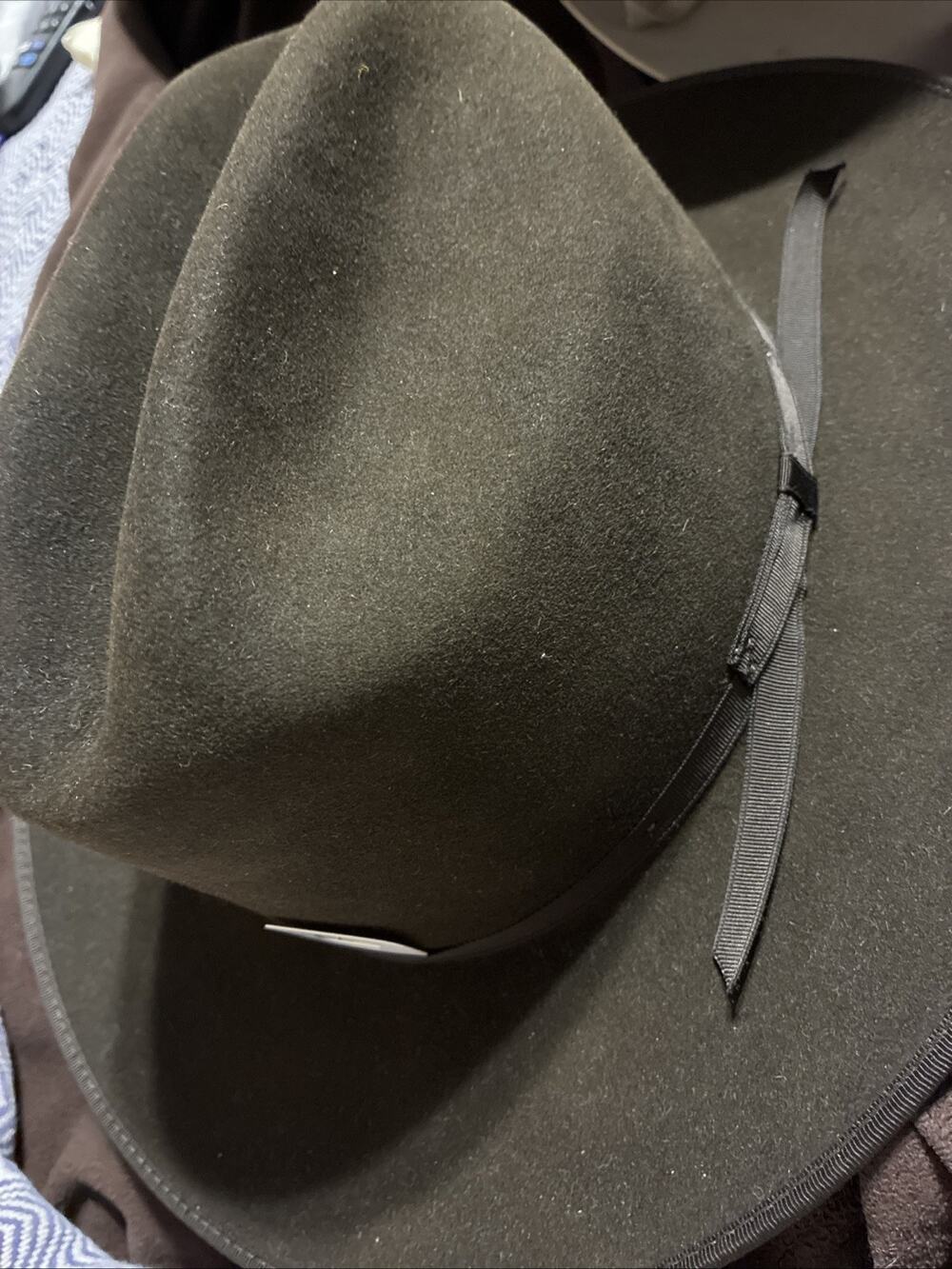 Stetson Chocolate Brown Fur Felt 6X Open Road 7 1/8 Cowboy Hat New Liquidation